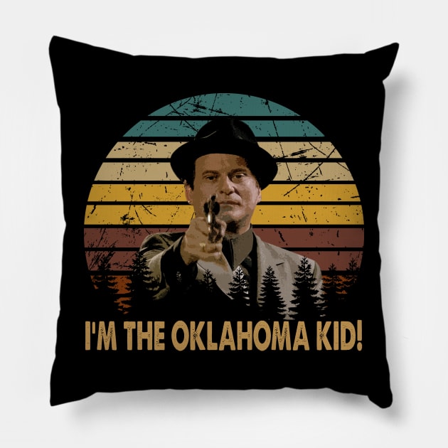 Joe pesci vintage movie retro the kid Pillow by Julie lovely drawings