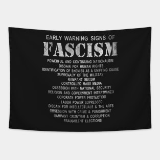 Early Warning Signs Of Fascism Tapestry