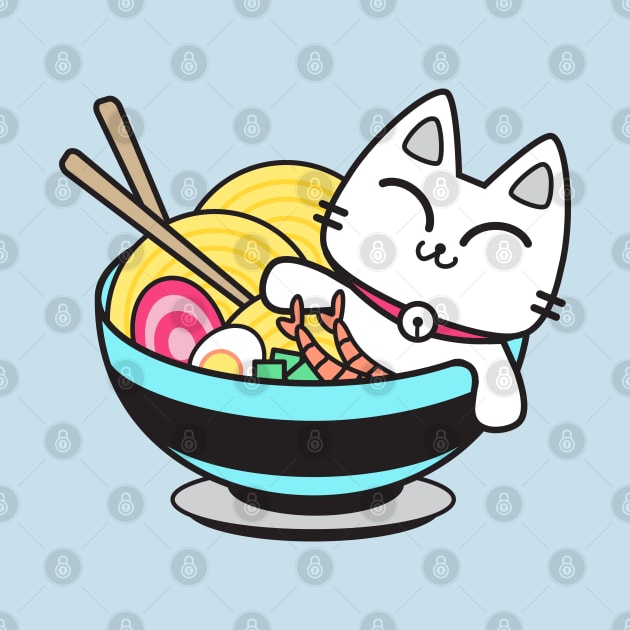 Ramen Ray Kitty by plattercats