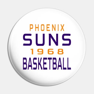 Phoenix Suns Basketball Classic Pin