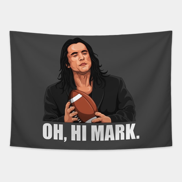 'Oh, Hi Mark' Tapestry by CMatthewman