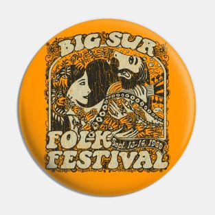 Big Sur Folk Festival 1969 Pin