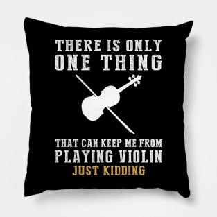 Violin Strings and Violin Wit - A Symphony of Humor! Pillow