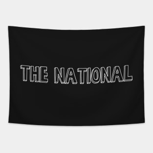 The National Band Logo Bob´s Burger Lettering Tapestry