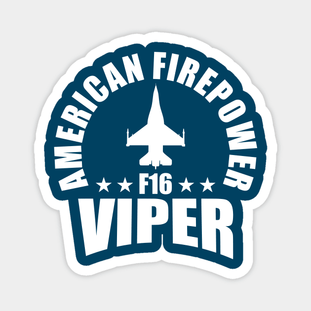 F-16 Viper Magnet by Tailgunnerstudios