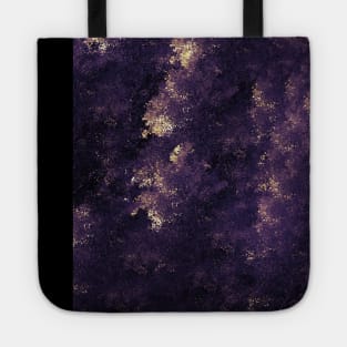 Violet Sunset Forest Scenic View Tote