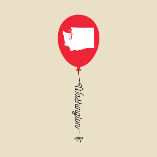 Washington State Balloon T-Shirt