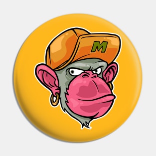 Ape Rapper Pin