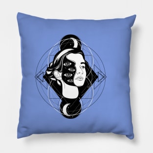 Eyes In Time Pillow