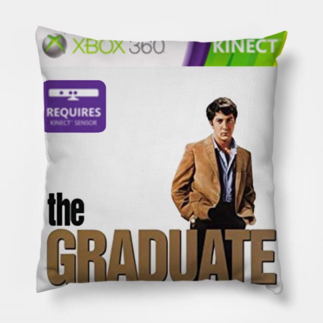 The Graduate The Video Game Pillow by The Tears Over Beers Podcast