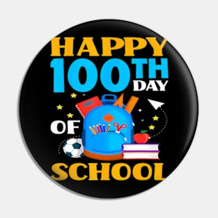 Happy 100Th Day Of School Student Teacher 100 Days School Pin