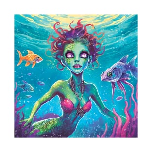 Mermaid Under Water T-Shirt