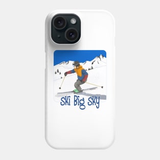 Ski Big Sky, Montana Phone Case