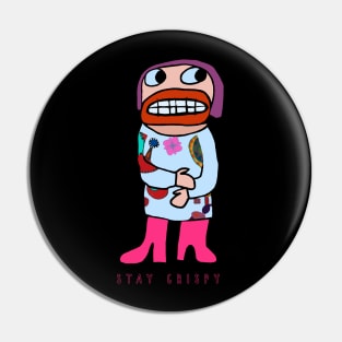 Cartoon lady Pin