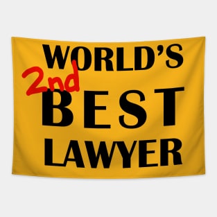 World's 2nd Best Lawyer Tapestry