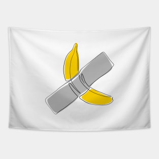 Duct-taped Banana Tapestry