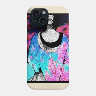 Manga girl tumblr clothes Japanese aesthetic Phone Case