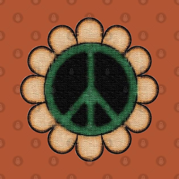 Peace Sunflower by Wandering Barefoot