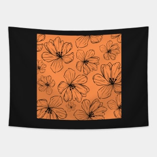 flower t shirt design Tapestry