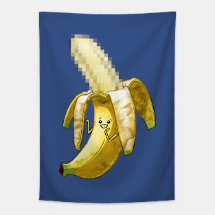 Censored Friendly Cute Banana Tapestry