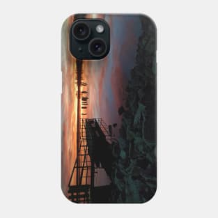Sunset Dock Over Water Phone Case
