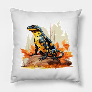 Fire Salamander Pillow