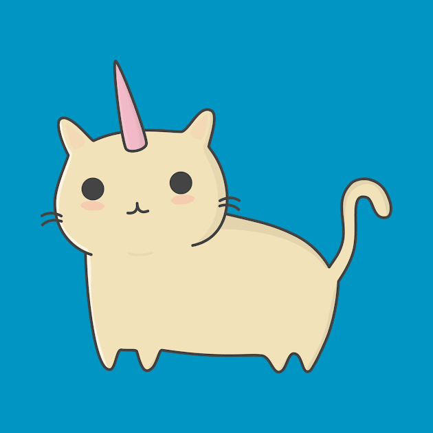 Kawaii Unicorn Cat by happinessinatee