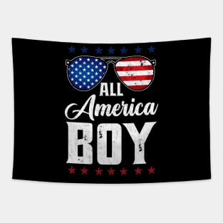 All American Boys 4th Of July USA Sunglasses Family Matching Tapestry
