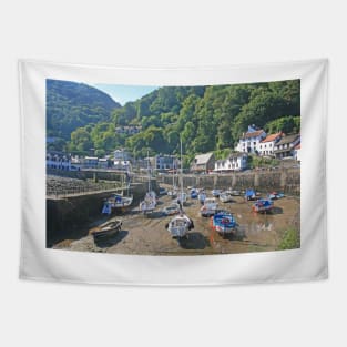 Tide Out at Lynmouth, August 2022 Tapestry