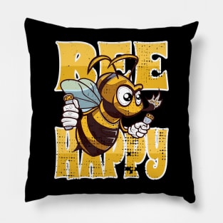 Bee Happy Pillow