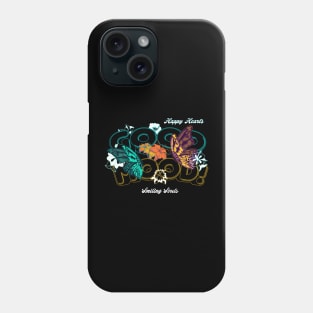 Blooms & Butterflies Sprinkling Good Vibes Good Mood Positive Quotes for womens and mens Phone Case
