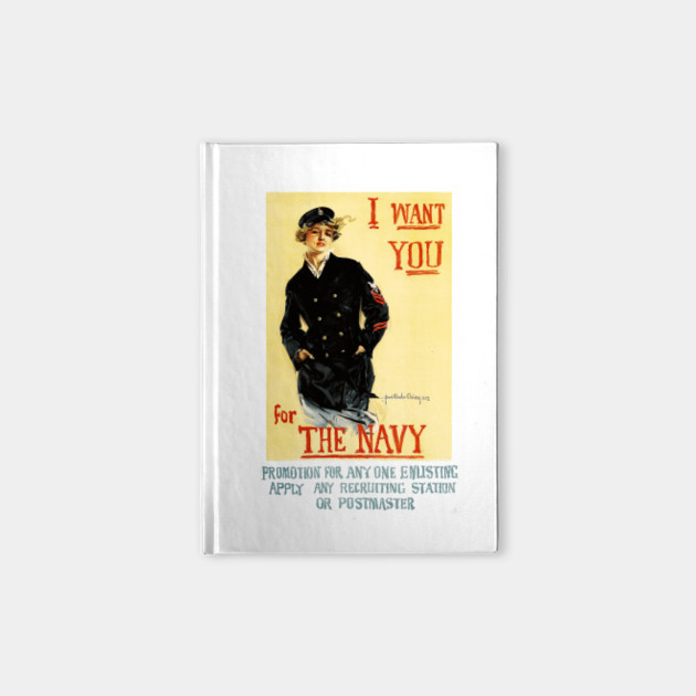 Vintage WWI Navy Recruiting Poster: I Want You for the Navy