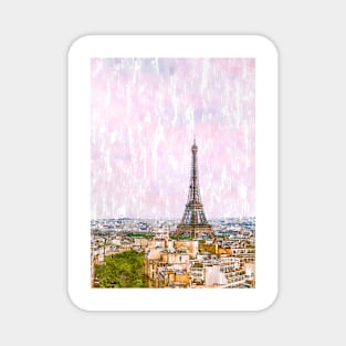 Eiffel Tower Paris Rooftops. For Eiffel Tower & Paris Lovers. Magnet