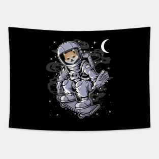 Astronaut Skate Dogelon Mars ELON Coin To The Moon Crypto Token Cryptocurrency Blockchain Wallet Birthday Gift For Men Women Kids Tapestry