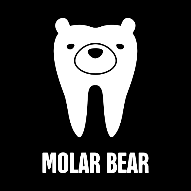 Molar Bear | Cute Dentist Orthodontist Graphic by MeatMan