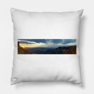 Panoramic Sunrise over the Copper Canyon Pillow