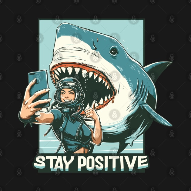 Stay positive by TomFrontierArt