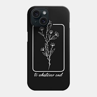 Throne Of Glass Flower Phone Case