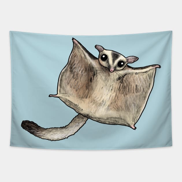 Sugar Glider Tapestry by Sophie Corrigan