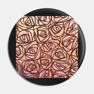 Unique Retro Pattern Pin