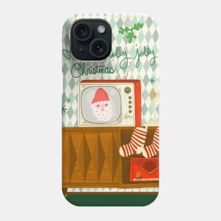 Have a Holly Jolly Retro Christmas Phone Case