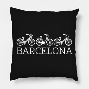 Bike Barcelona Pillow