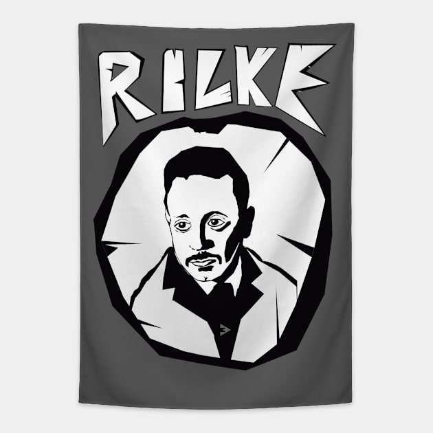 Rainer Maria Rilke Tapestry by Exile Kings 