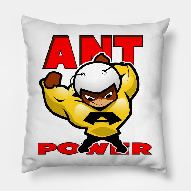 Ant POWER Pillow by Spikeani