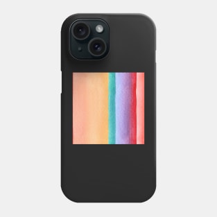 Rainbow stripe design Phone Case