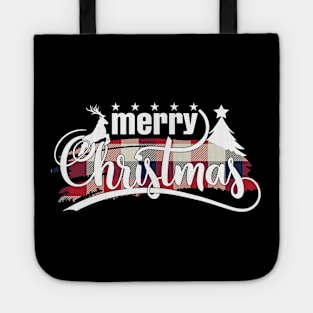 Merry Christmas Design Shirts for Family Tote