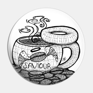 Faith in Coffee Pin