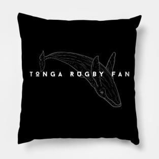 Minimalist Rugby #019 - Tonga Rugby Fan Pillow
