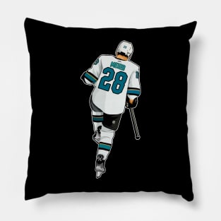 Timo Meier #28 Celebrates Pillow