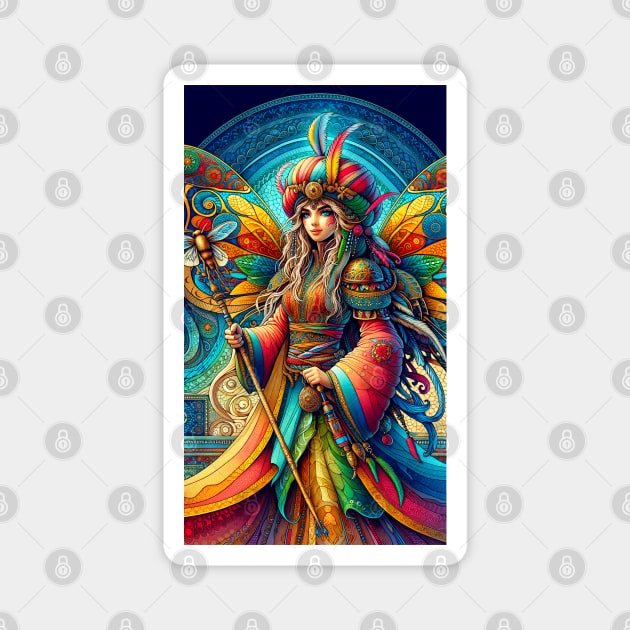 Tunisian Fairy Magnet by HolidayBug
